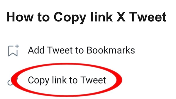 How to copy a X (Twitter) video link