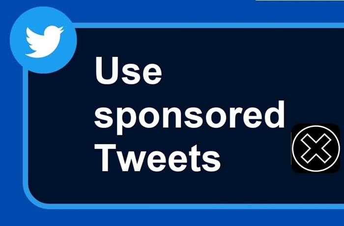 Use sponsored Tweets